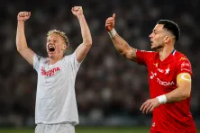Oskar Wójcik (z lewej) i Angel Rodado