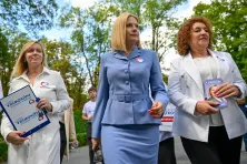 Prezentacja programu wyborczego przez Monikę Piątkowską