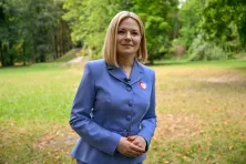 Prezentacja programu wyborczego przez Monikę Piątkowską