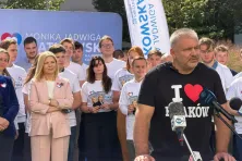 Konferencja prasowa Moniki Piątkowskiej