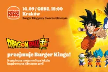 Dragon Ball Super przejmuje lokal Burger King® w Krakowie