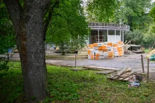 Remont Jordanówki w Parku Jordana - koniec września