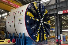 Tarcza TBM powstająca w Chinach.