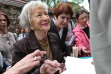 Wisława Szymborska podczas 2. edycji Festiwalu Czesława Miłosza