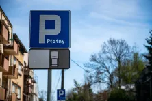 Znak początku płatnego parkowania