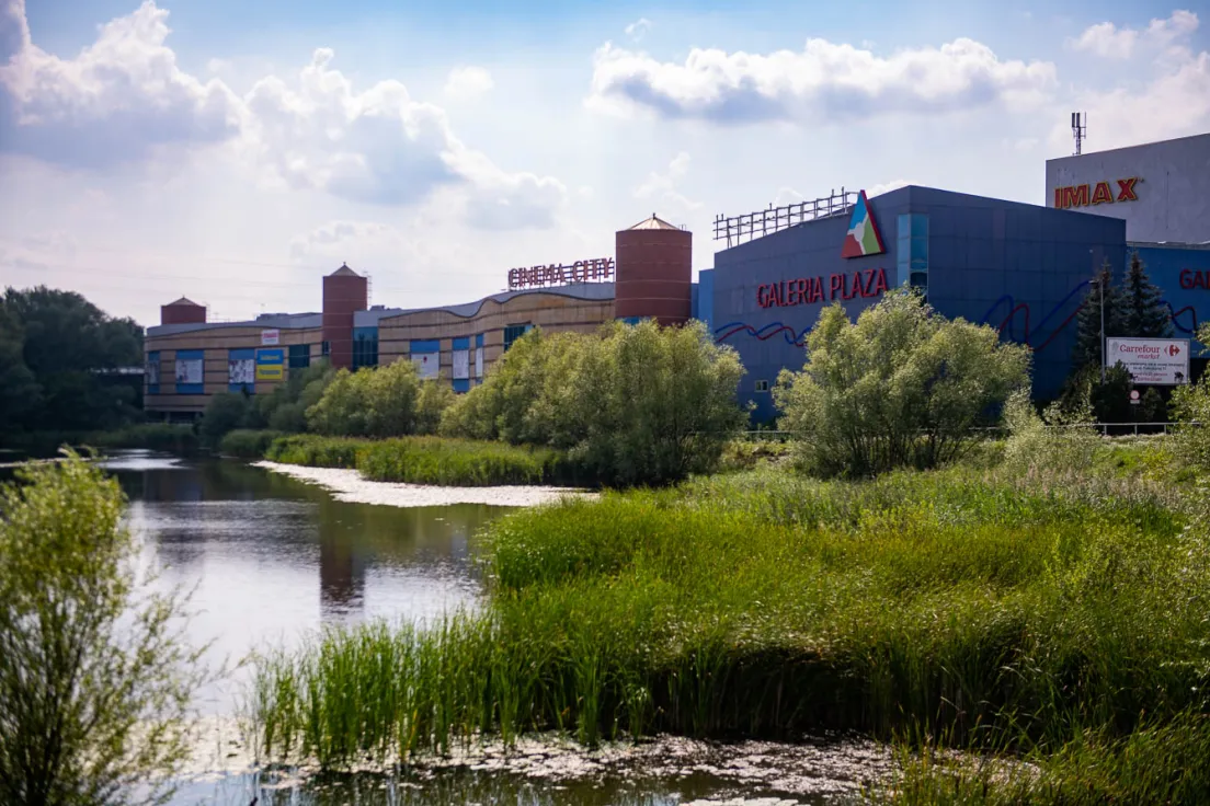 Nieistniejąca już Galeria Plaza 
