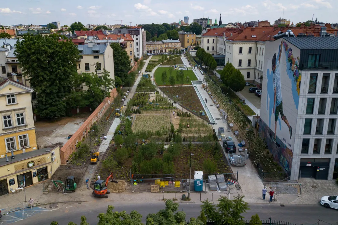 Budowa parku im. Wisławy Szymborskiej