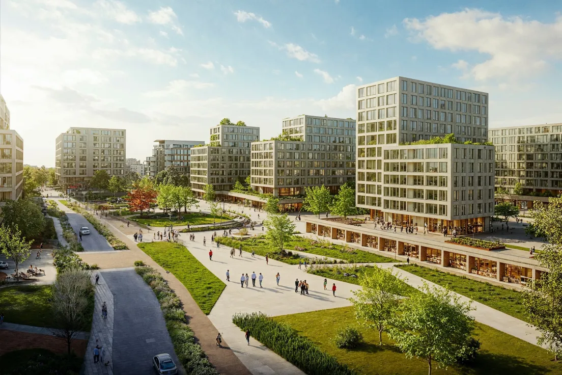 Wizualizacje projektu "Przyjazny Bieżanów"