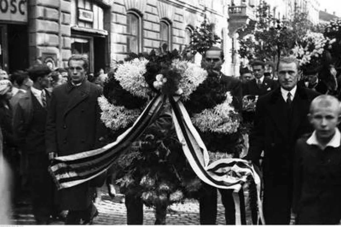 Pogrzeb Edwarda Centarowskiego we wrześniu 1933 roku