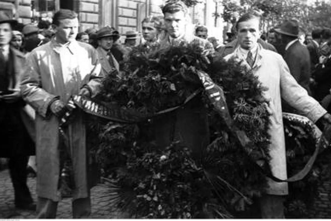 Pogrzeb Edwarda Centarowskiego we wrześniu 1933 roku