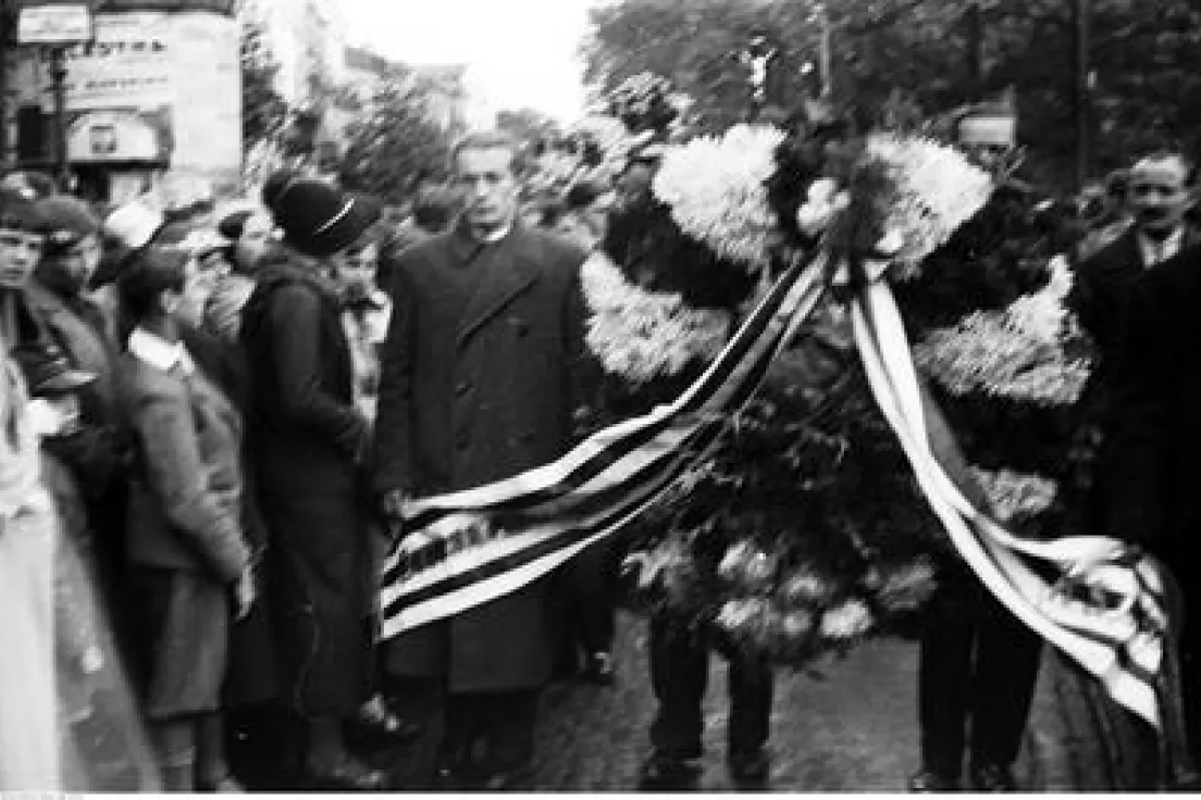 Pogrzeb Edwarda Centarowskiego we wrześniu 1933 roku