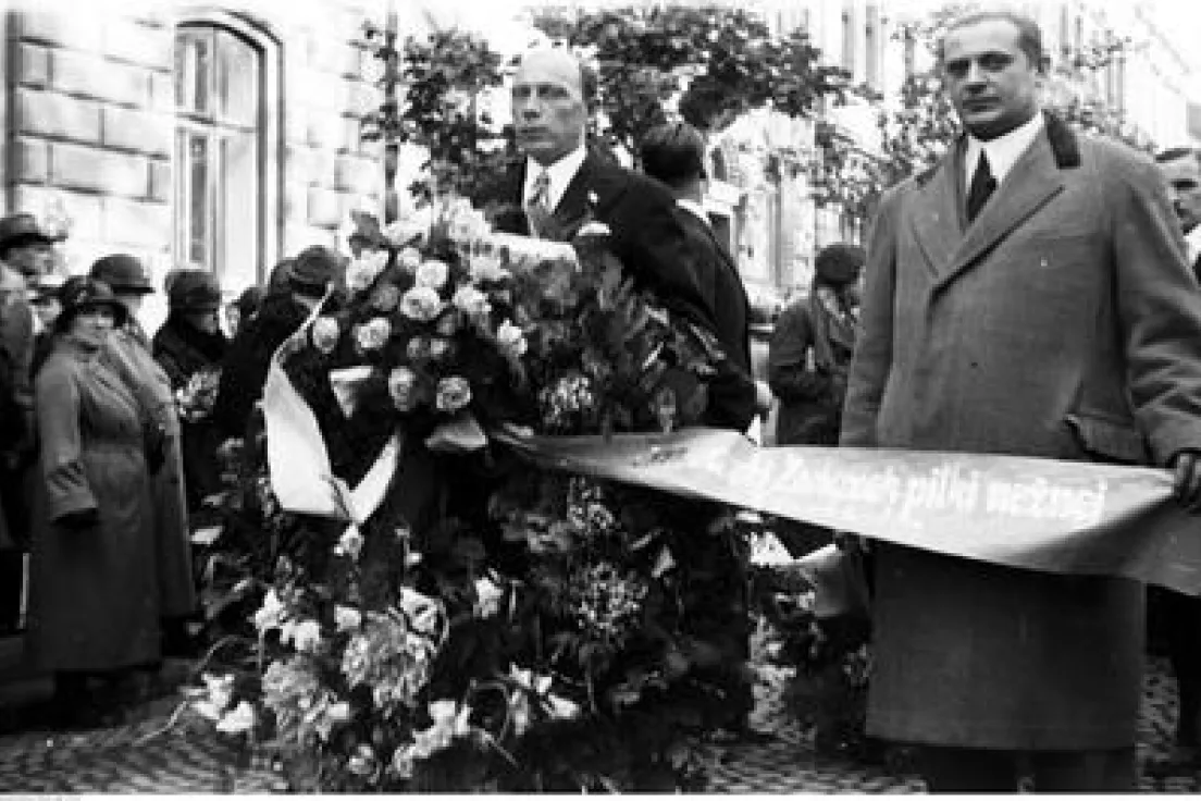 Pogrzeb Edwarda Centarowskiego we wrześniu 1933 roku