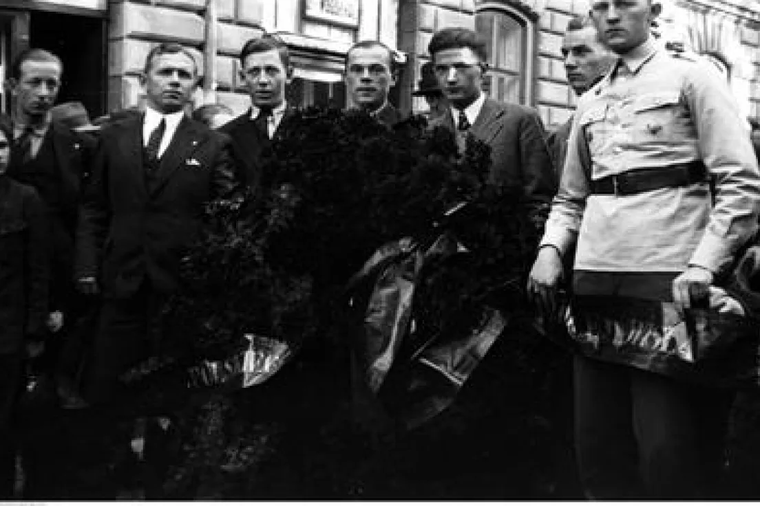 Pogrzeb Edwarda Centarowskiego we wrześniu 1933 roku