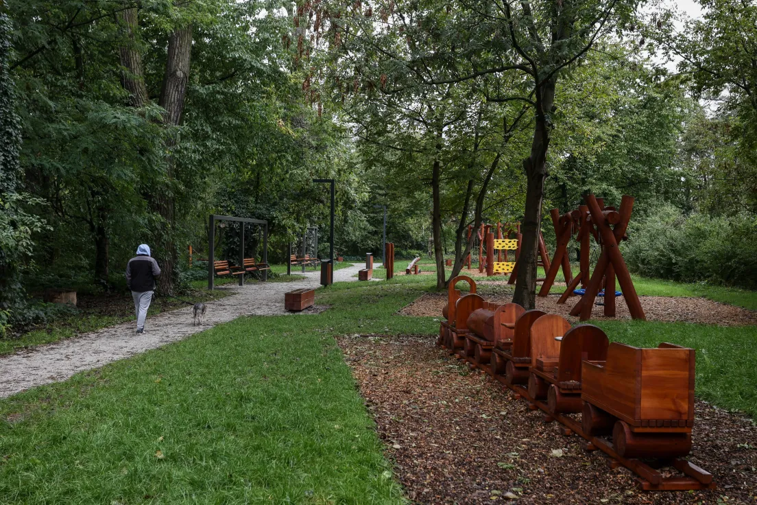 Park Łokietka w Krakowie