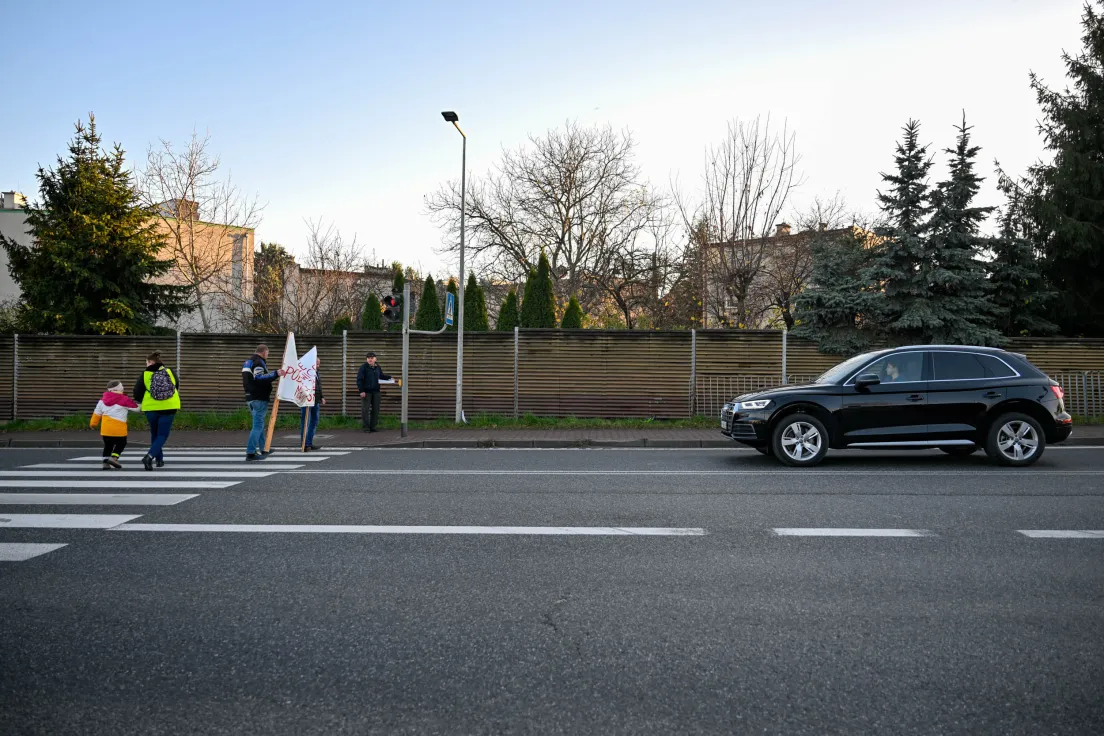 Protest w Wieliczce przeciwko budowie S7