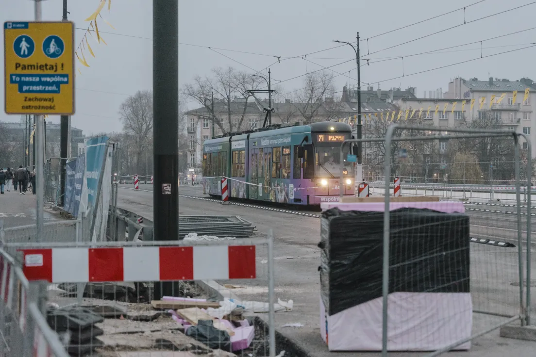 Remont mostu Grunwaldzkiego, stan z 15.11