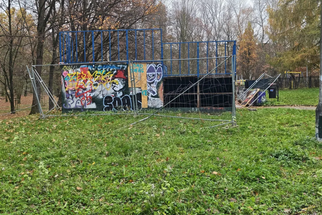 Skatepark w parku Lilli Wenedy - 10.11.2025