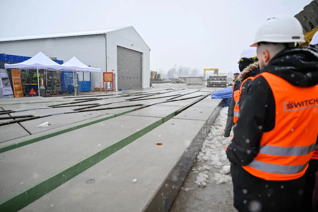 Prezentacja płyt monolitycznych CONTRACK na rozjazd na ul. Straszewskiego