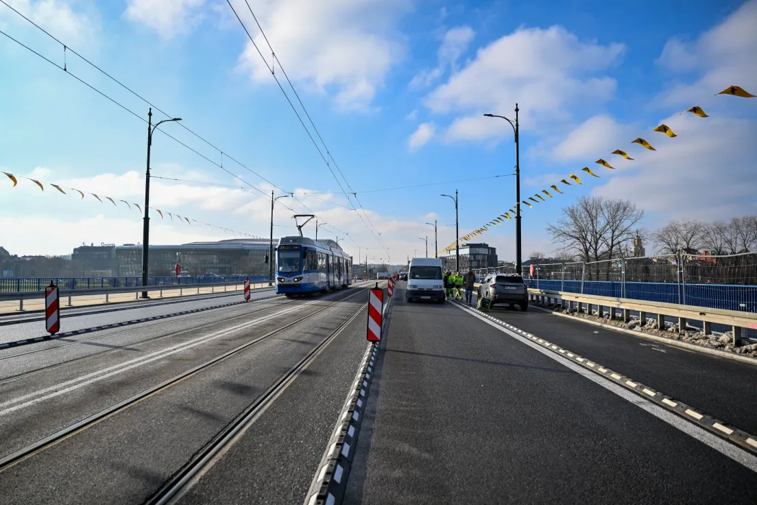 Otwarcie mostu Grunwaldzkiego po remoncie dla samochodów