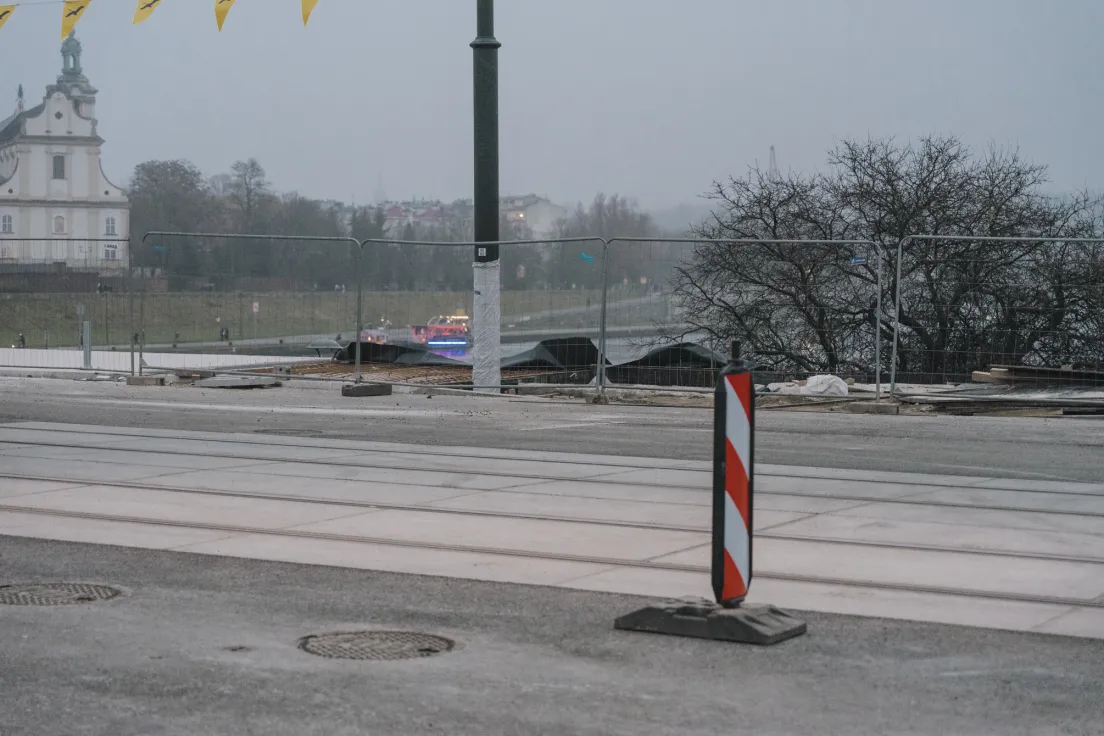 Remont mostu Grunwaldzkiego, stan z 15.11