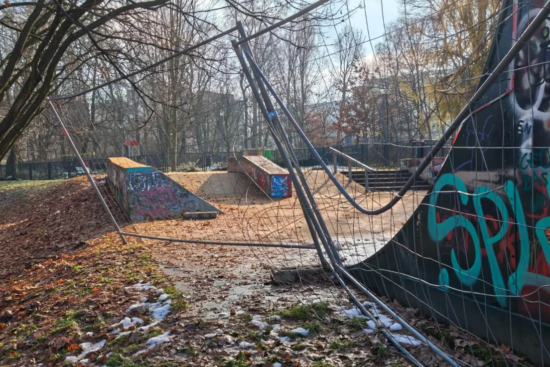 Skatepark w parku Lilli Wenedy - 28.11.2025