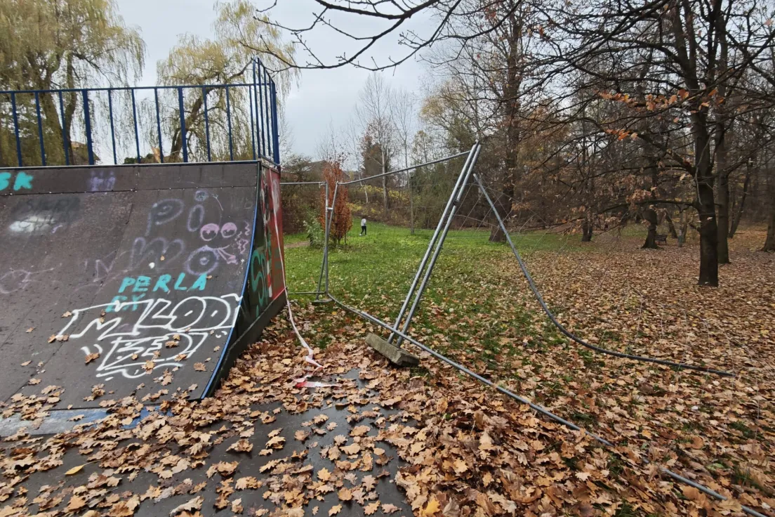 Skatepark w parku Lilli Wenedy - 10.11.2025