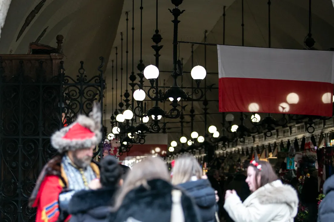 Rynek Główny w Święto Niepodległości 