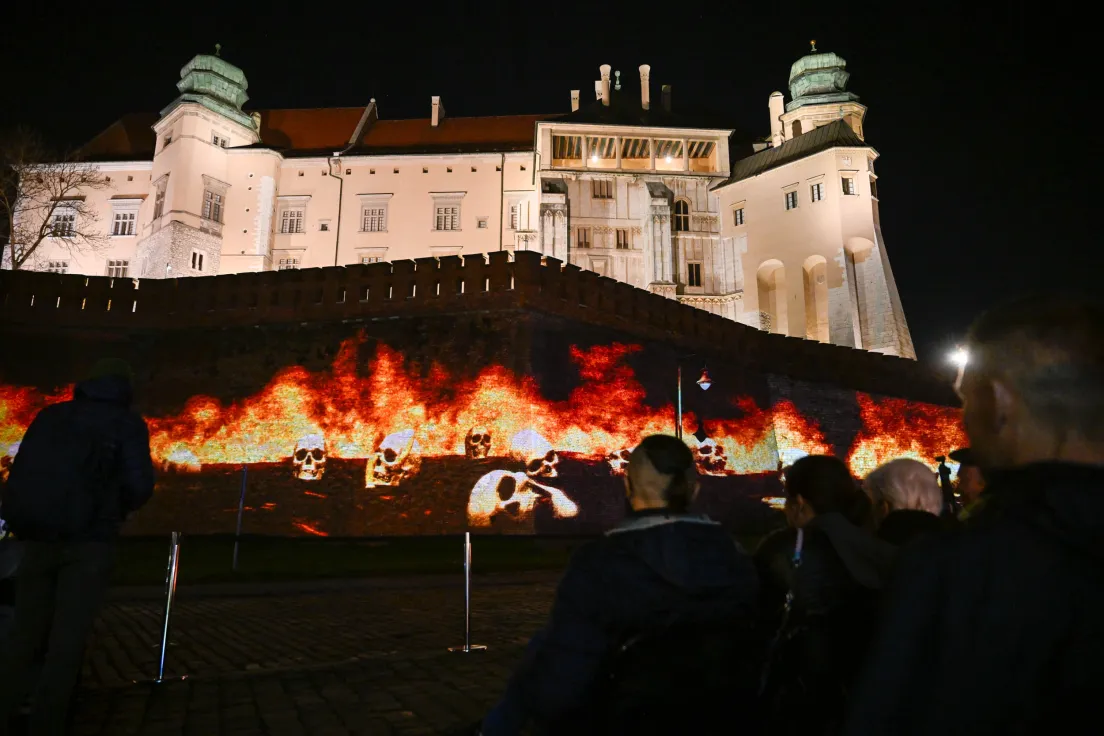 Mapping na Wawelu z okazji 1000 lecia Królestwa Polskiego