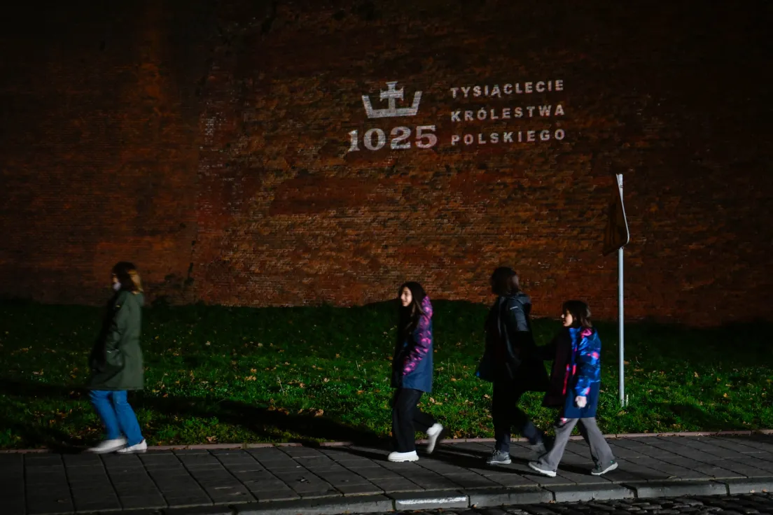 Mapping na Wawelu z okazji 1000 lecia Królestwa Polskiego
