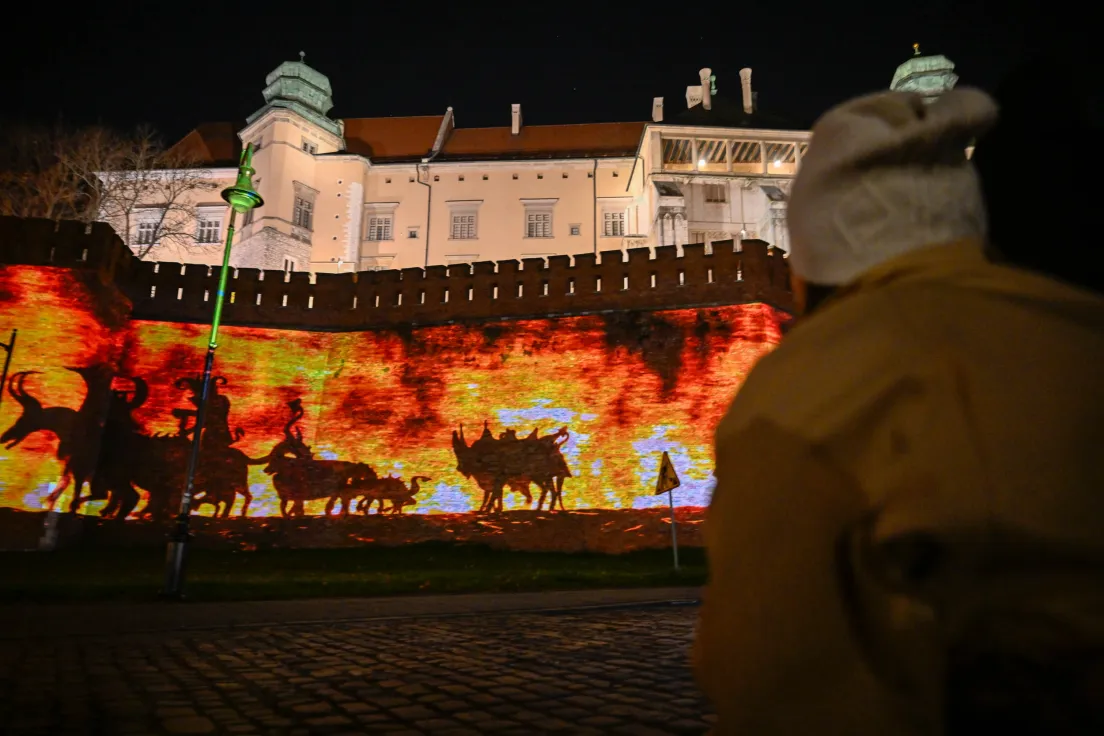 Mapping na Wawelu z okazji 1000 lecia Królestwa Polskiego