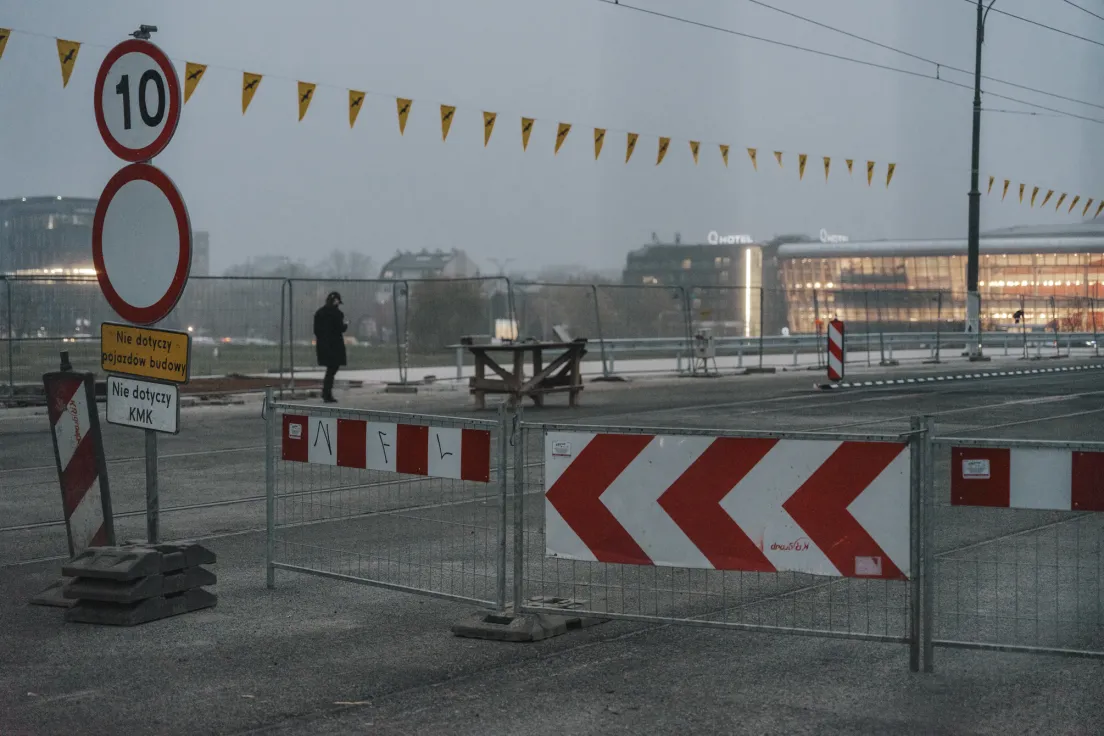 Remont mostu Grunwaldzkiego, stan z 15.11