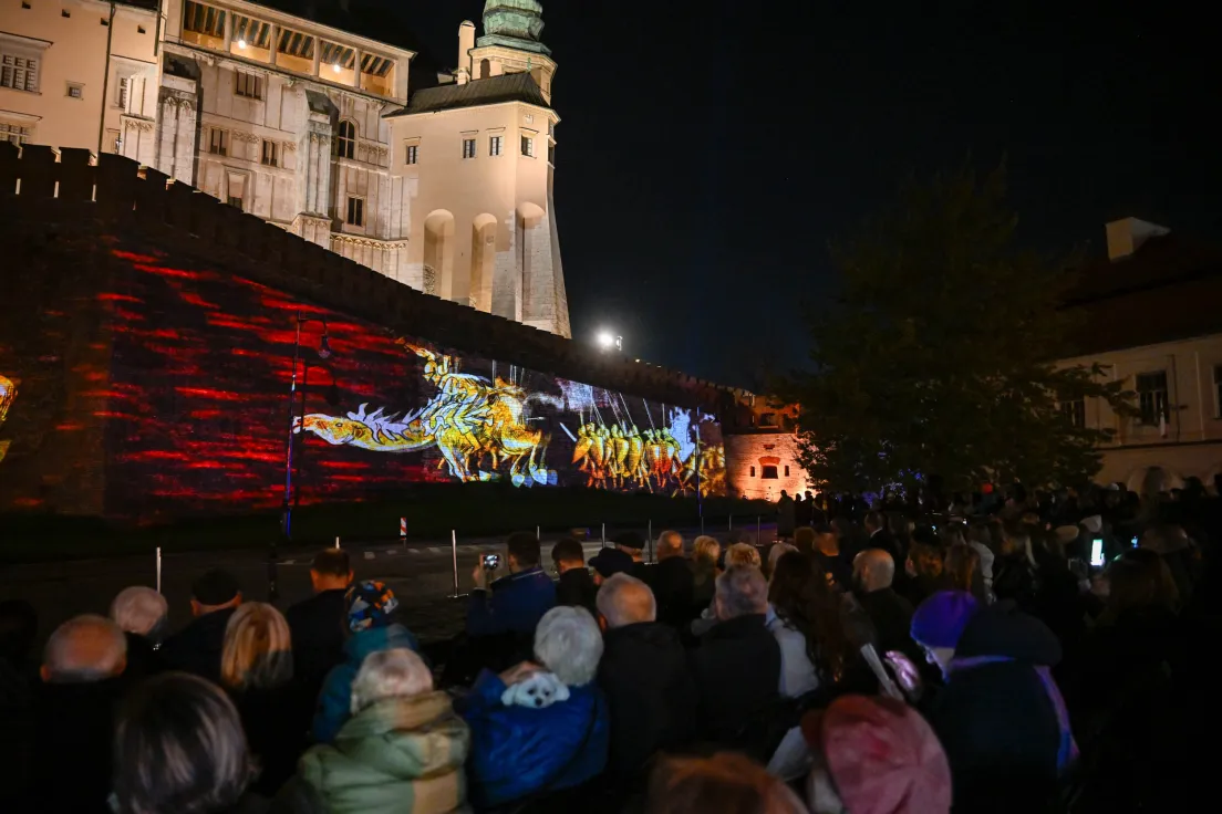 Mapping na Wawelu z okazji 1000 lecia Królestwa Polskiego