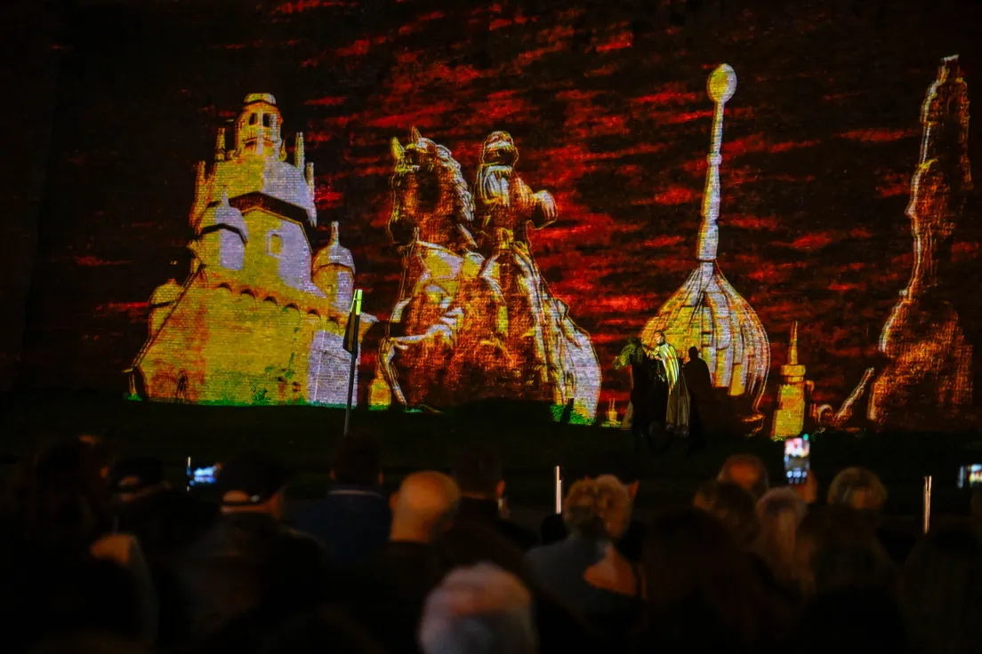 Mapping na Wawelu z okazji 1000 lecia Królestwa Polskiego