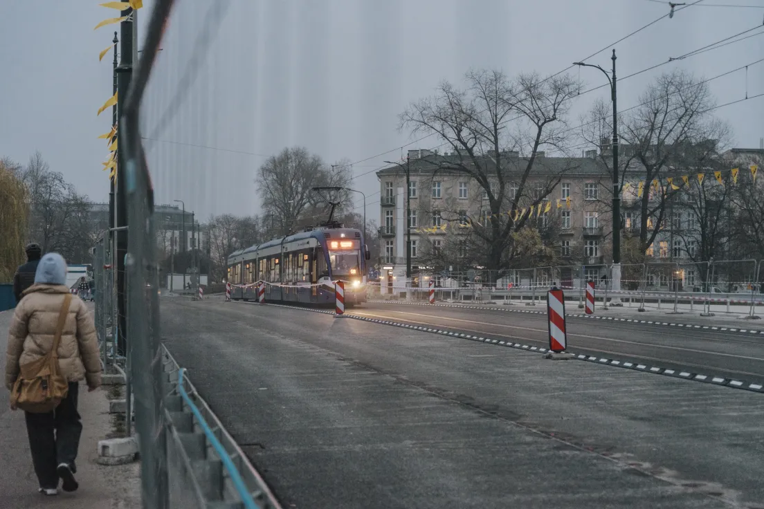 Remont mostu Grunwaldzkiego, stan z 15.11