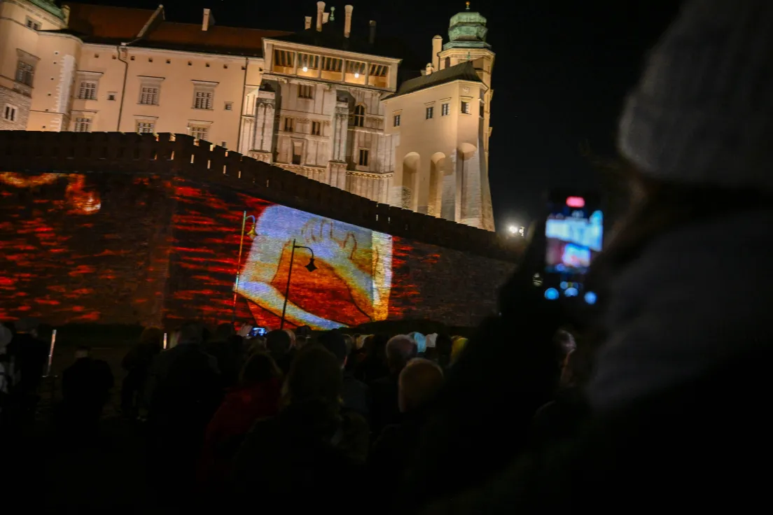Mapping na Wawelu z okazji 1000 lecia Królestwa Polskiego