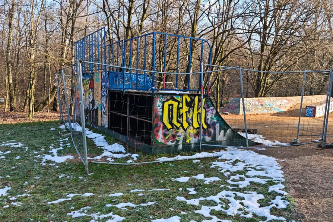 Skatepark w parku Lilli Wenedy - 28.11.2025