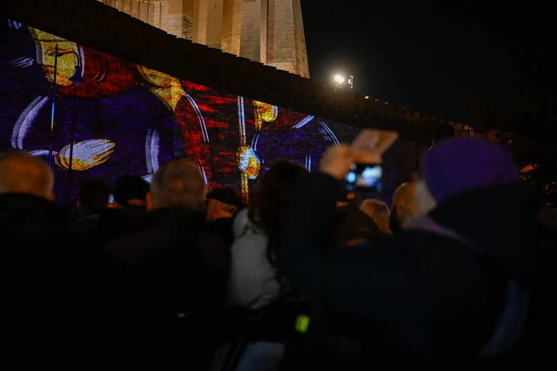 Mapping na Wawelu z okazji 1000 lecia Królestwa Polskiego