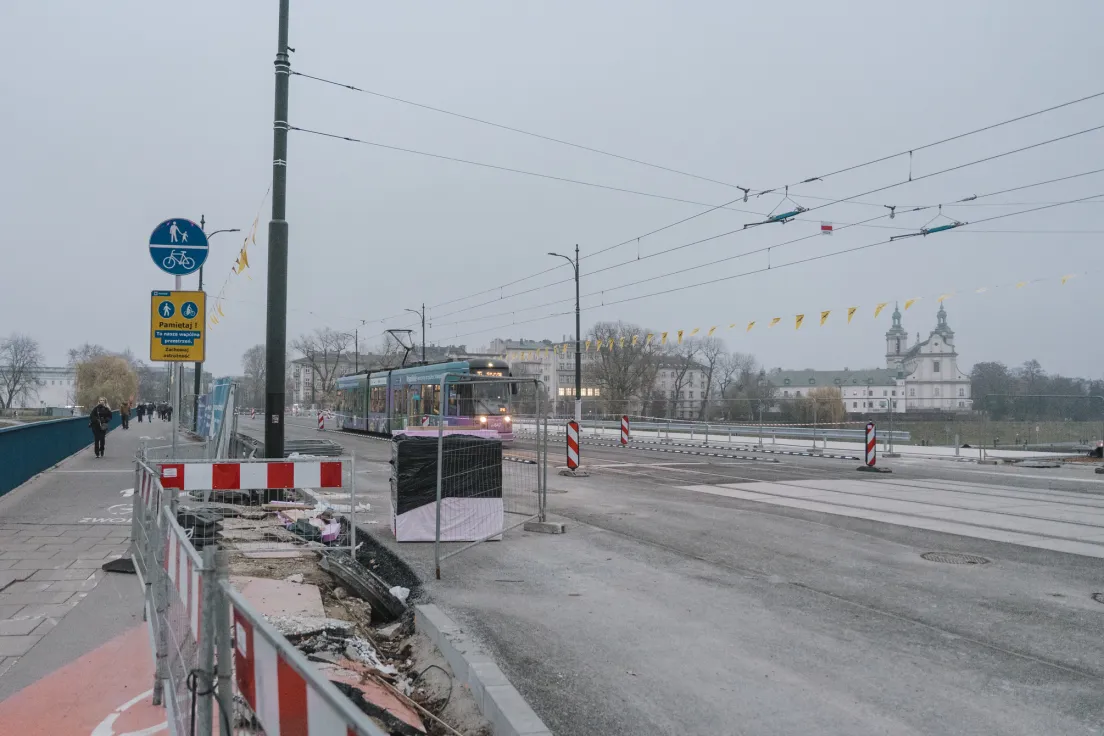 Remont mostu Grunwaldzkiego, stan z 15.11