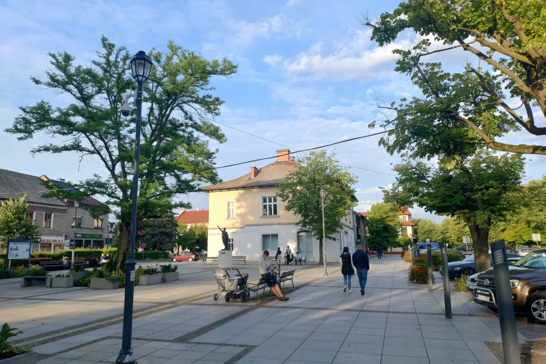 Rynek w Krzeszowicach