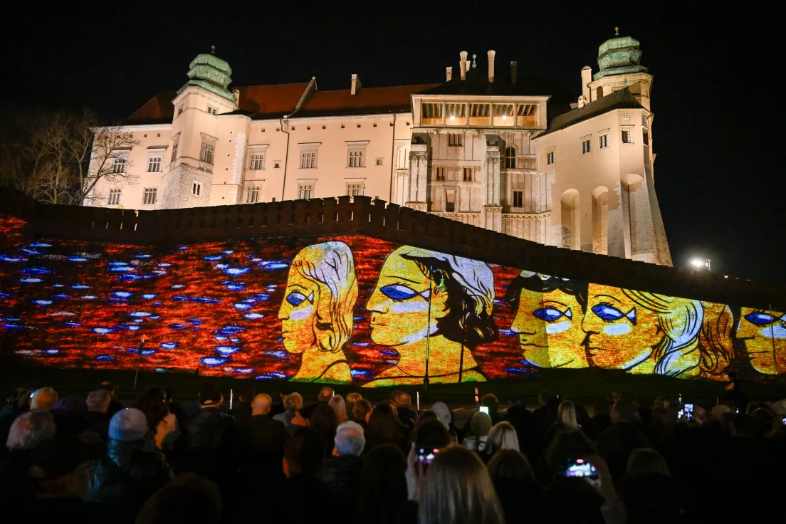 Mapping na Wawelu z okazji 1000 lecia Królestwa Polskiego