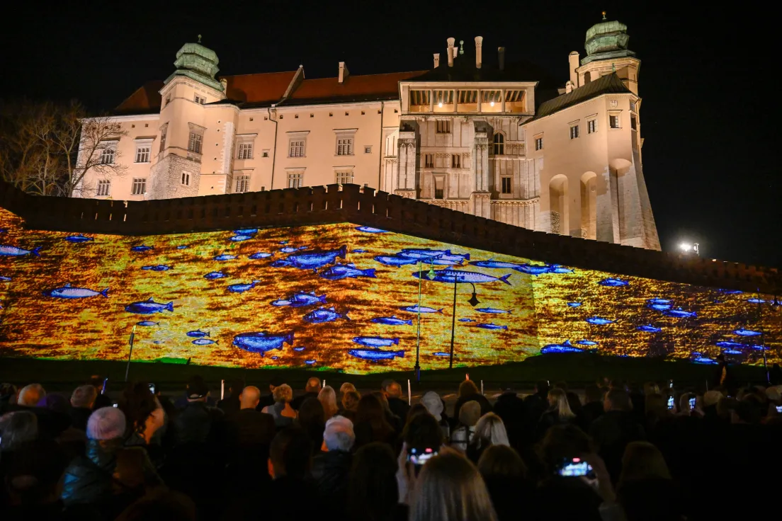 Mapping na Wawelu z okazji 1000 lecia Królestwa Polskiego