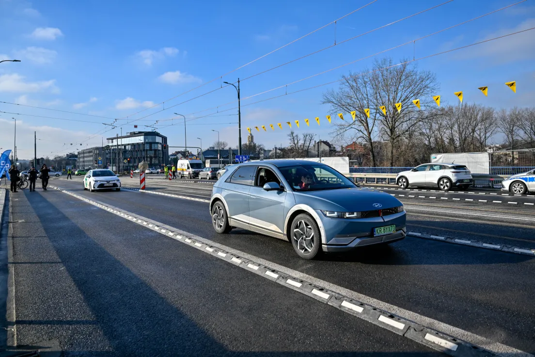 Otwarcie mostu Grunwaldzkiego po remoncie dla samochodów