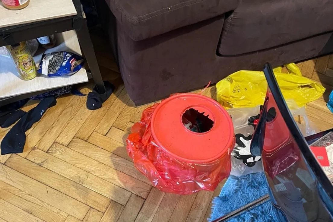 Materiały policji z zatrzymania członków grupy przestępczej