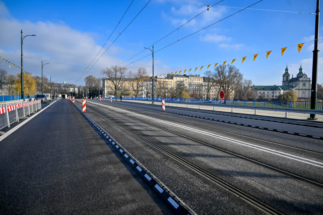 Otwarcie mostu Grunwaldzkiego po remoncie dla samochodów