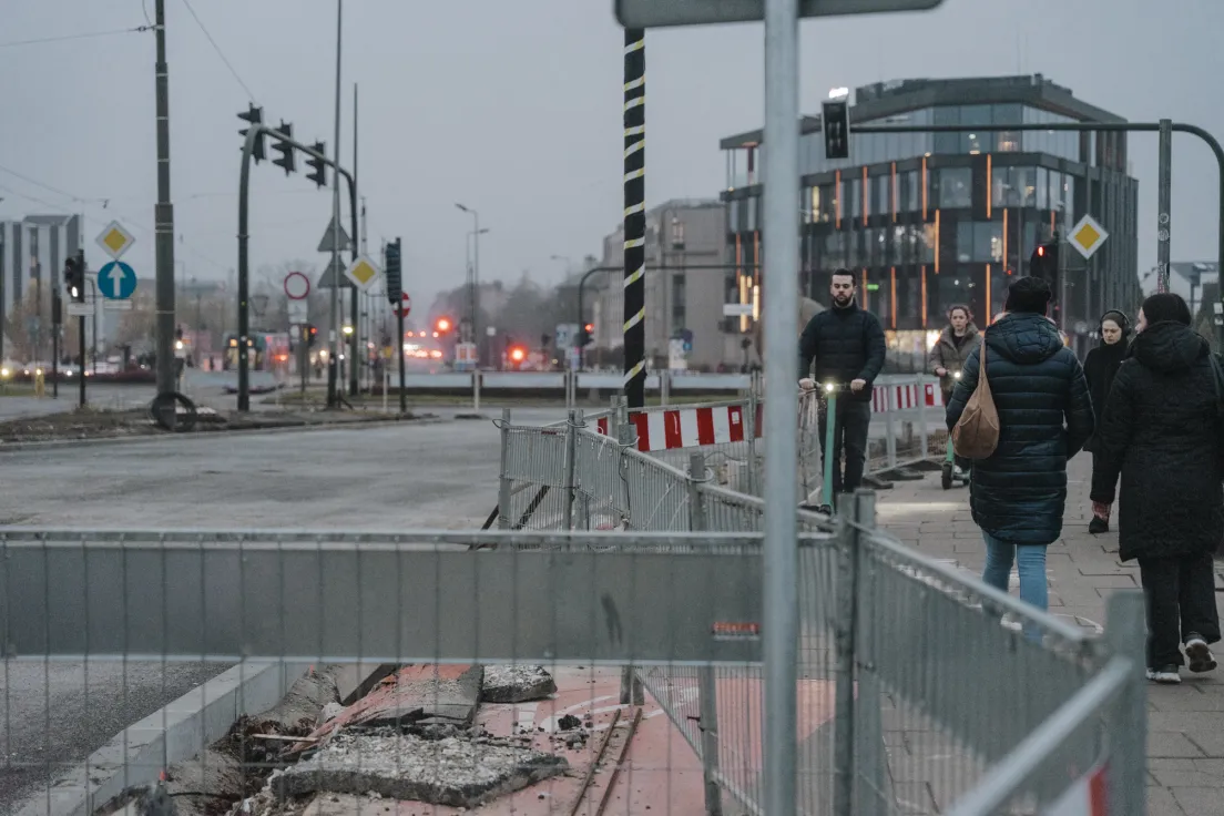 Remont mostu Grunwaldzkiego, stan z 15.11