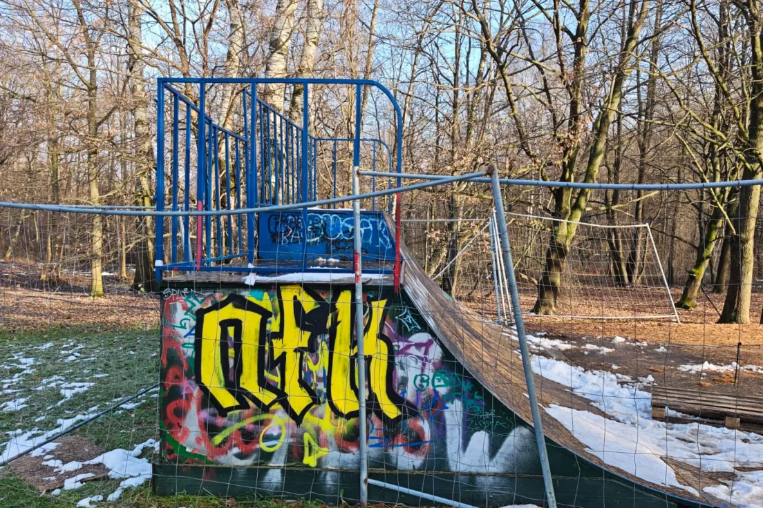 Skatepark w parku Lilli Wenedy - 28.11.2025