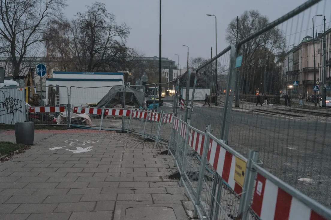 Remont mostu Grunwaldzkiego, stan z 15.11
