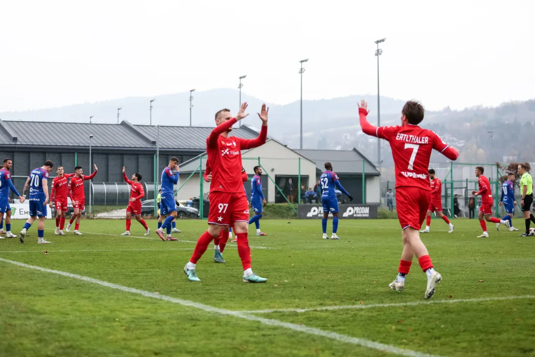 Myślenice. Sparing Wisła Kraków - Odra Opole