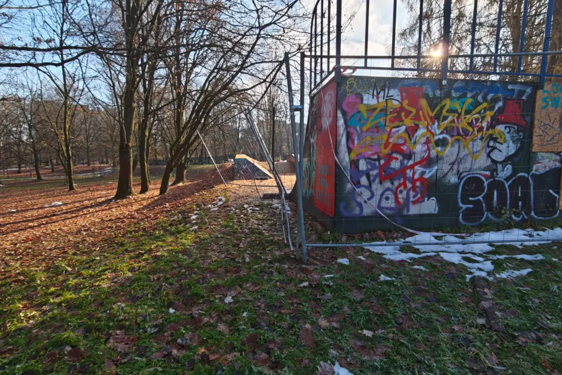 Skatepark w parku Lilli Wenedy - 28.11.2025