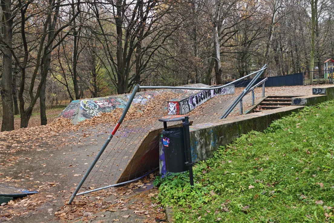 Skatepark w parku Lilli Wenedy - 10.11.2025